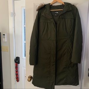 North Face Arctic Parka Olive Green